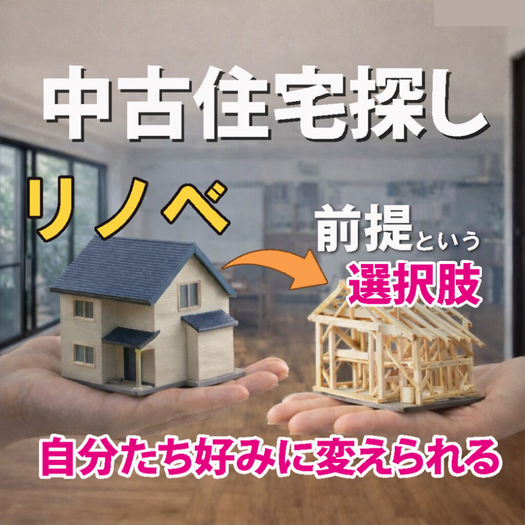 山梨×中古住宅リノベ｜リノベーション前提で中古住宅探しという選択肢
